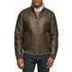 thumbnail image 1 of Chaqueta Tommy Hilfiger Smooth Lamb Touch de piel sintética marrón, 1 of 2