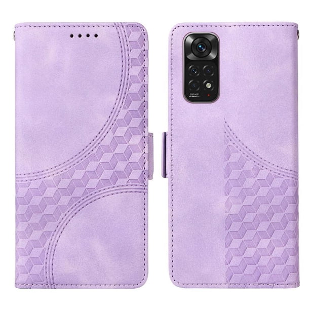Carcasa FOXDOCK Xiaomi Redmi Note 11s 4G de cuero PU, diseño acolchado clásico, protección contra caídas y rayones