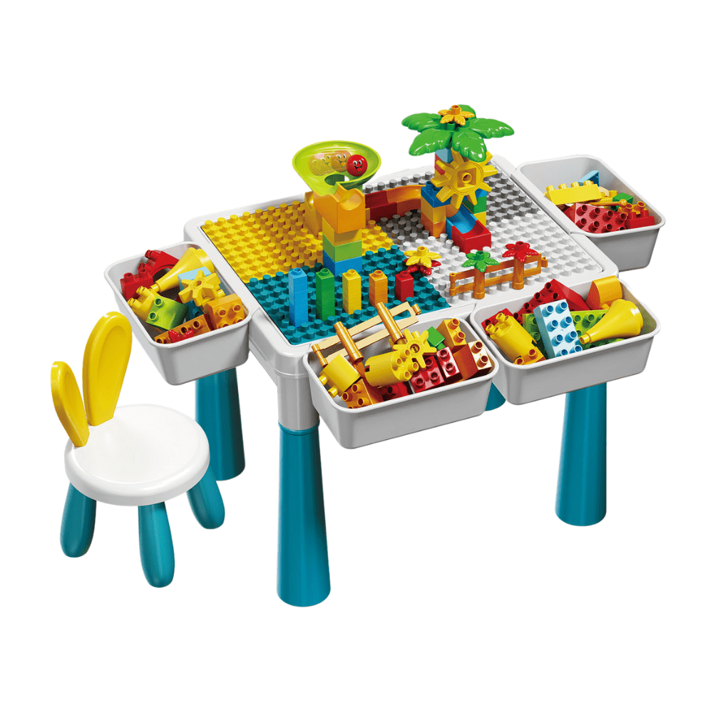 Otuti - Mesa De Juegos Didáctica Construcción Bloques Legos Y Silla