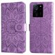 thumbnail image 4 of Funda tipo cartera FOXDOCK para Xiaomi 13T Pro , diseño girasol en relieve, cuero PU, cierre magnético, soporte y tarjetero, 4 of 5