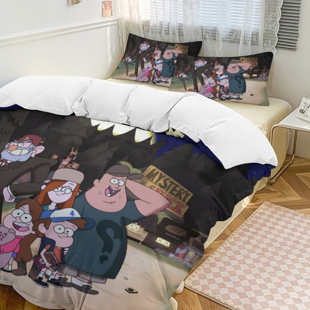 Gravity Falls 3-Piece Bedding Set Soft Warm And Comfortable Bed Set