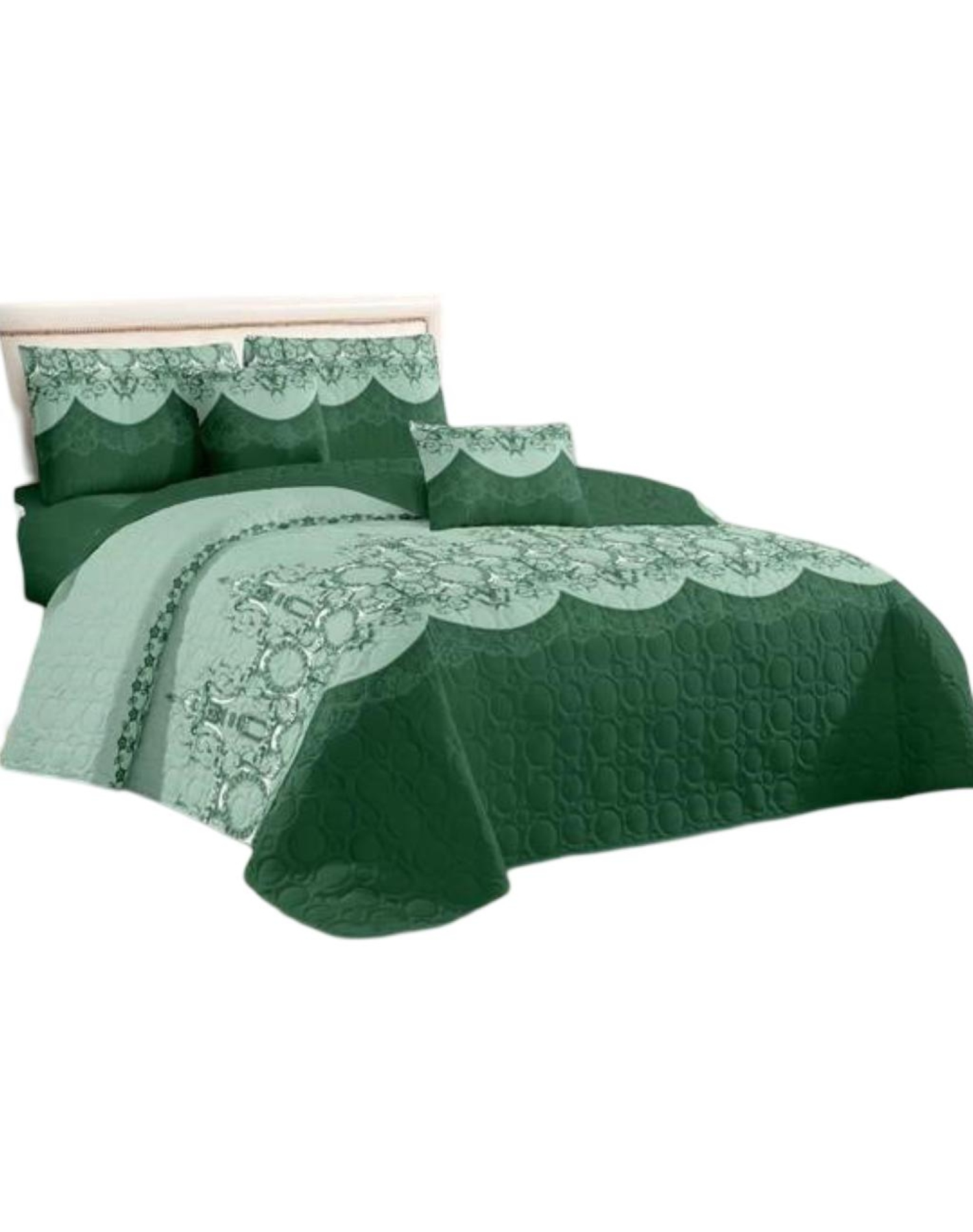 Genérico - Cubrecama Quilt 2 Plazas+2 Fundas Verano Fresco 13N45