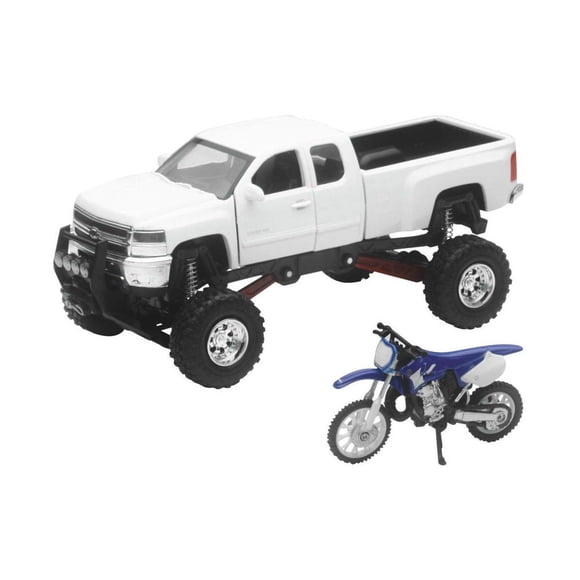 Juego de juguetes Ne-Ray Toys, camión moderno a escala 1:32 con réplica del YZ125