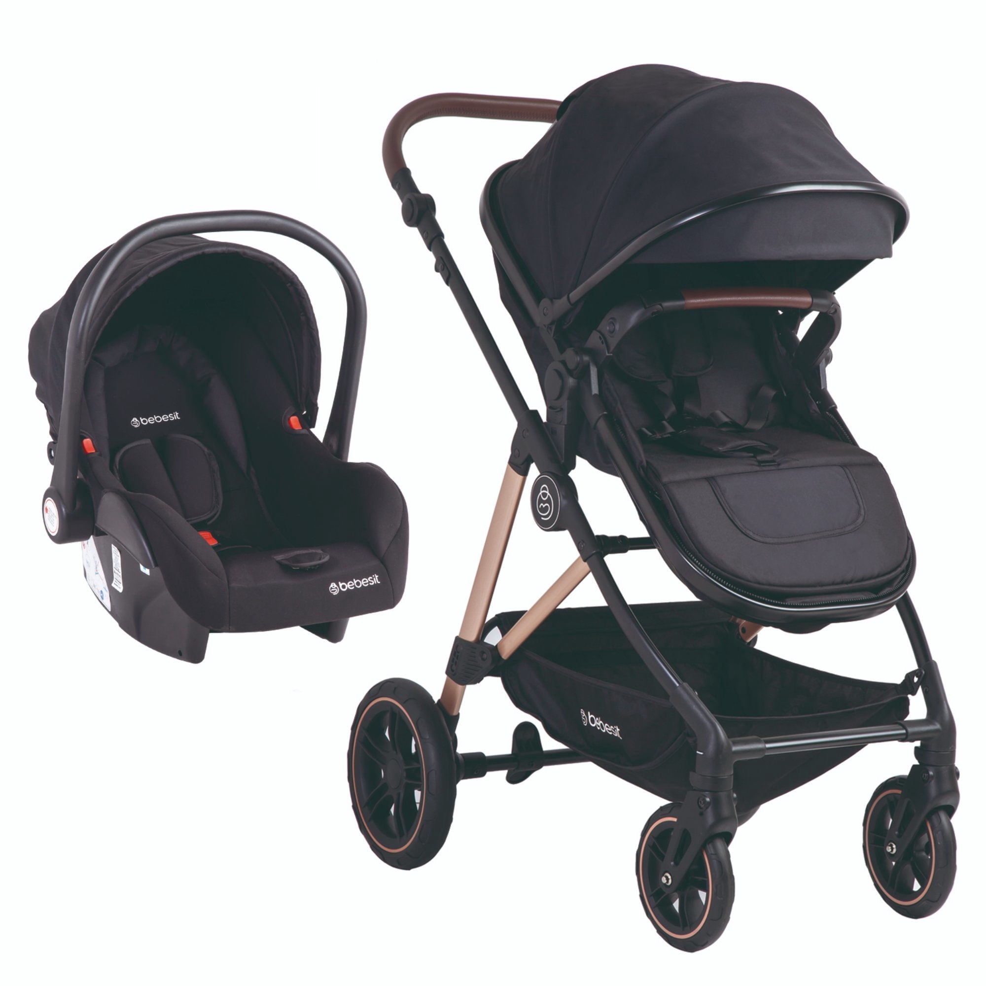 Coche travel system neo Negro