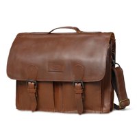 Cartera Mensajero Sharo Classic Leather Marrón