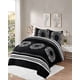 thumbnail image 3 of Set Cobertor De Invierno Plush 1 5 Plaza 180x200cm Negro 2, 3 of 4