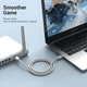 thumbnail image 2 of Cable De Red Cat6 Patch Cord Utp 3 Metros Gigabit, 2 of 3