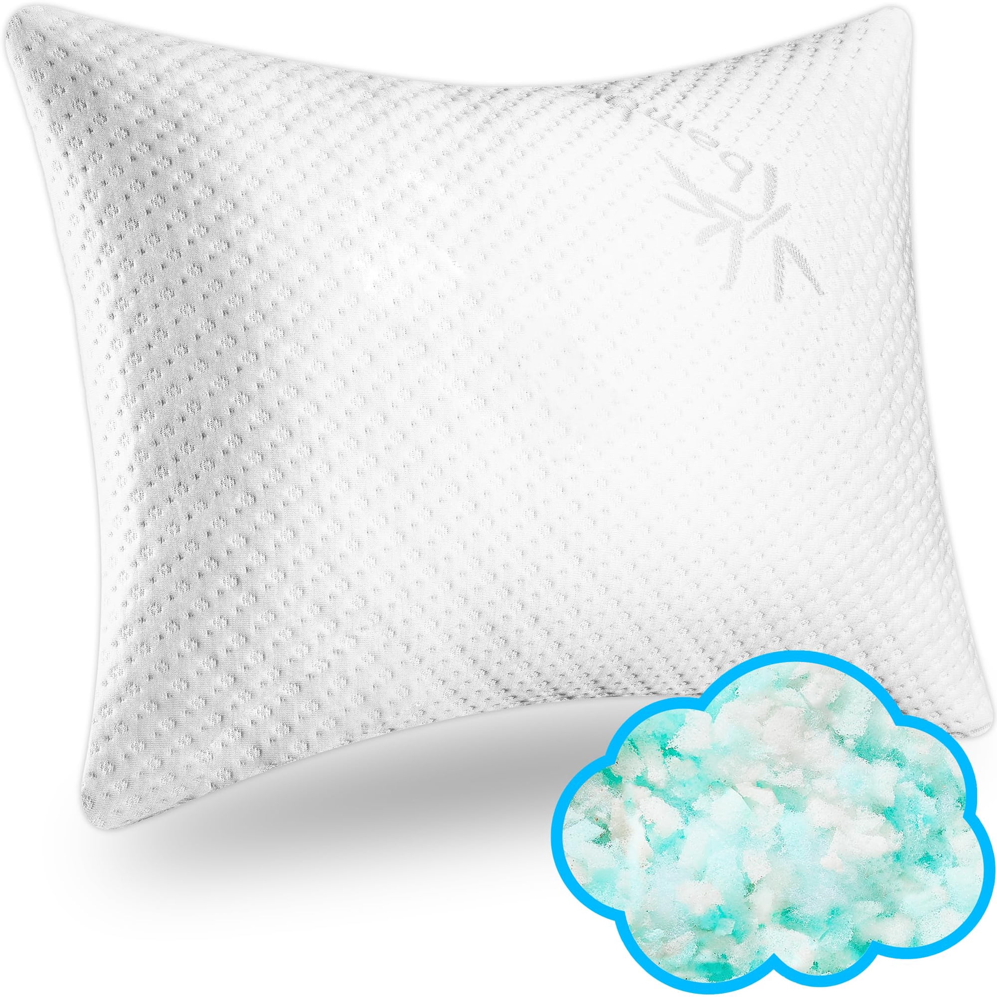 Espuma Viscoelástica Triturada Pillow Xtreme Comforts, Apta Para Personas Alérgicas