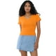 thumbnail image 1 of Polera Mujer Manga Corta Lisa Naranja Corona, 1 of 5