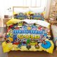 thumbnail image 1 of WarioWare Get It Together! Bedding Set Bed Set Aldult Kid Bedroom Duvetcover Sets 3, 1 of 5