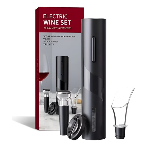 Sacacorcho Destapador Electrico Descorchador Abridor De Vino