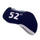 thumbnail image 5 of protector de la cubierta de cabeza del headcover del putter del hierro del club de golf 52 grados azul marino, 5 of 5