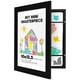 thumbnail image 1 of Puerta magnética cambiable American Flat con marco artístico para niños, 1 of 8