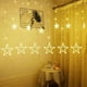 thumbnail image 2 of Luces Navidad Guirnalda Cascada Estrella Calida, 2 of 3