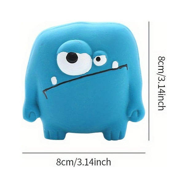 Dog Latex Chew Toy Cute Little Monster Shape Resistant To Biting Teeth Interactive Play Pet Supplies