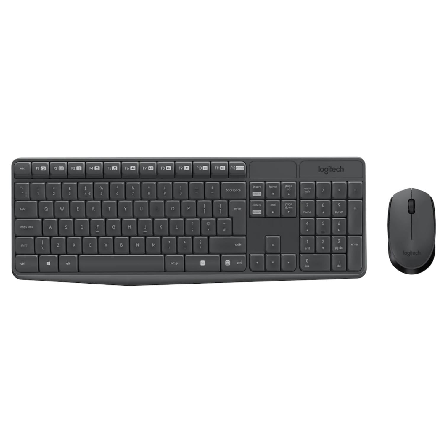 Logitech - Kit Teclado Y Mouse Inalambrico Usb Negro Mk235