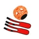 thumbnail image 3 of Entrenador De Swing De Golf Con Corrección De Gestos De Pelota De Golf Práctica De Alineación De Golf Naranja Con 2 Muñequeras, 3 of 3