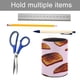 thumbnail image 5 of Pan Tostado-theme Cylinder Pen Holder Pencil Organizer with Flannel Lining PVC Leather Material Cardboard Base for study work 10*8CM, 5 of 6