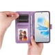 thumbnail image 3 of Funda tipo cartera FOXDOCK para Honor 100 , diseño girasol en relieve, cuero PU, cierre magnético, soporte y tarjetero, 3 of 5