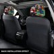 thumbnail image 3 of Aves de Presa Funda Protectora Universal para Reposacabezas de Coche, Funda Elástica para Reposacabezas de Asiento de Auto, Funda de Tela Antipolvo, Accesorios de Interior 2 Piezas, 3 of 6