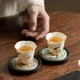 thumbnail image 2 of 1pc Chinese Style Tea Cup Coaster - Creative Printing Design Pad for Heat Insulation & Home Decoration, 2 of 4