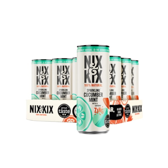 Nix & Kix Agua Pepino y Menta 24 x 250 ml