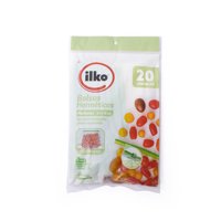 Ilko - Bolsa Herm. Med C/ Base Slider 20Un 20X18Cm