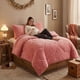 thumbnail image 2 of Cobertor Sherpa Texturizado Rb King Rosado, 2 of 4