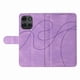 thumbnail image 5 of Funda tipo cartera con tapa para Motorola MOTO G75 5G con tarjetero, soporte y cubierta magnética Morado, 5 of 6