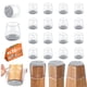 thumbnail image 1 of Protectores De Patas De Silla Para Piso 16 Piezas Transparentes Talla Extra Pequeña, 1 of 7