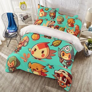 Milsleep - Juego De Funda Nórdica Infantil De Cuatro Piezas