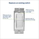 thumbnail image 3 of Dimmer Leviton SureSlide 150W LED 600W Incandescente Blanco, 3 of 3