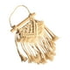 thumbnail image 2 of Pequeño Macramé Colgante De Pared Decoración Regalo Bohemio Para Oficina Apartamento Telón De Fondo 25x11cm Estilo C, 2 of 3
