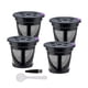 thumbnail image 4 of 4x Cápsulas De Café Reutilizables K Cups Filtro De Café Sin BPA Para K1.0 K300 K200 Negro, 4 of 5