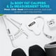 thumbnail image 5 of MEDca Body Tape Measure Skinfold White Caliper Set P/K 2 - White, 5 of 9