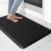 Alfombra Kitchenclouds Acolchada Antifatiga Negra
