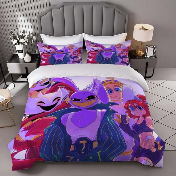 FNF Fan Art Themed Bedding Set Duvet Cover and Pillowcase Set Soft and Comfortable