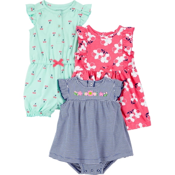 Set de ropa Simple Joys de Carter's Baby Girls de 3 a 6 meses