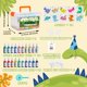 thumbnail image 5 of Kit de juguetes Magic Water Elf Kiditos Aqua Fairy con 20 geles mágicos, 5 of 8