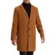 thumbnail image 4 of INSPIRE CHIC Abrigo para Hombre con Solapa de Muesca, Abotonado, de Peso Medio, Manga Larga, Talla XL, Marrón, 4 of 7