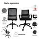 thumbnail image 2 of Silla de Oficina Ejecutiva Ergonómica París Negra con Soporte Lumbar, 2 of 9