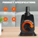 thumbnail image 4 of Bomba sumergible Simple Deluxe 550GPH (2082L/H, 45W) negra, 4 of 6