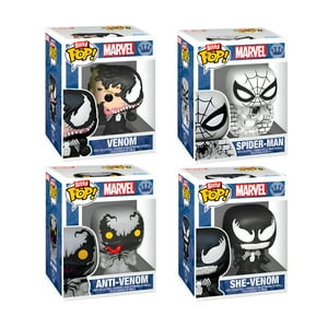 Figura Coleccionable Funko Bitty Pop Marvel Spider-Man Venom 4 Piezas