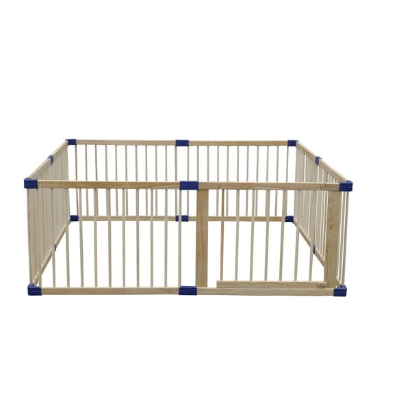 Corral bebe 8 lados madera