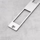 thumbnail image 5 of Placa de cierre plana para puerta Micro Traders de acero inoxidable 172 mm, 5 of 7