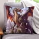 thumbnail image 1 of Dragón Fundas de almohada de terciopelo con tema, regalos de funda de almohada, decoración para el hogar, cojín de lanzar, regalo de cumpleaños para fans y parejas.56*56cm., 1 of 6