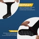 thumbnail image 3 of Calcetines Extra Anchos Para Pies Hinchados 4 Pares Negros, 3 of 6