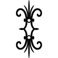Rienda Libre Graphics - Decomural Fleur De Lis Design French Flower Ws-18092