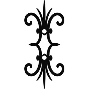 Rienda Libre Graphics - Decomural Fleur De Lis Design French Flower Ws-18092