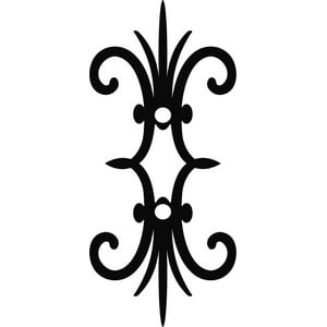 Rienda Libre Graphics - Decomural Fleur De Lis Design French Flower Ws-18092
